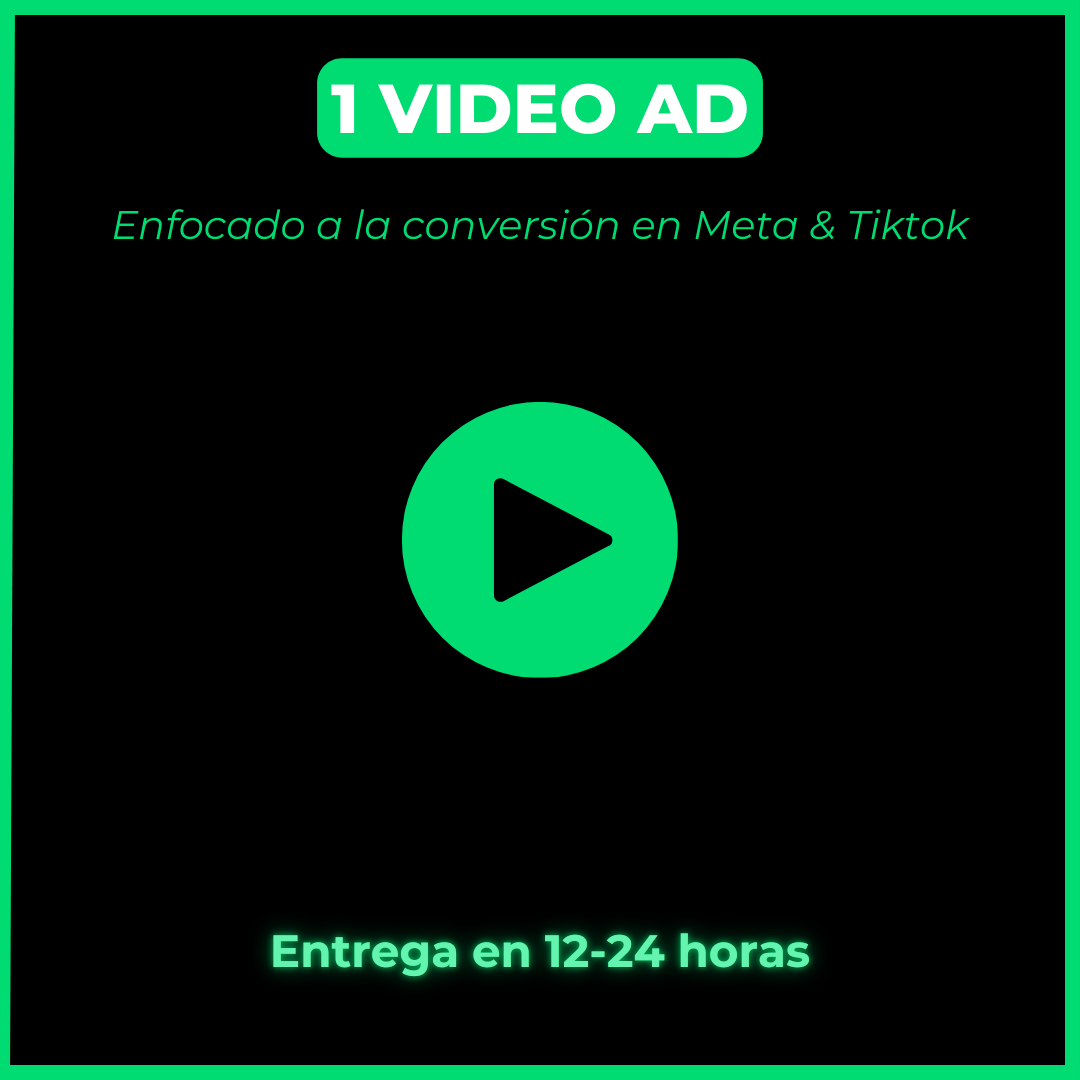 Un anuncio para Meta-Tiktok-Youtube